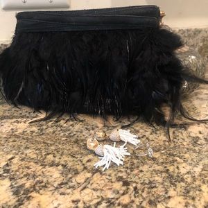 Ann Taylor Clutch with strap